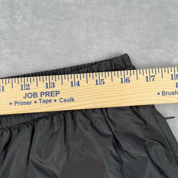 Tek Gear Pants Mens Large Black Gray Jersey Lined Windbreaker Vintage Y2K - Picture 8 of 16